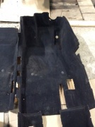 Ковер салона черный передний левый 