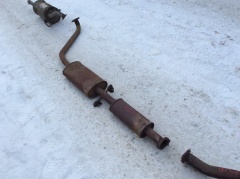 Средняя часть глушителя Резонатор  Шевроле Aveo T250 2005-2011 96654212