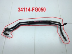 Трубка ГУР рулевой рейки обратная магистраль 