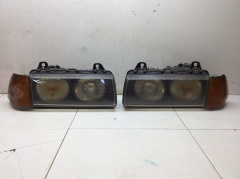 Фара левая и правая в сборе комплект БМВ 3-серии Е36 1991-2000 63121387297 63121387298