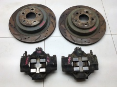 Комплект задних 2pot WRX суппортов с дисками 