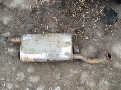 Глушитель основной задняя часть 