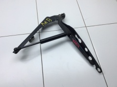 Петля капота левая с амортизатором черная 