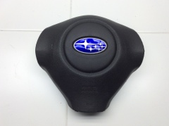 Крышка подушки безопасности водителя муляж Субару Импреза 3-поколения 2007-2011 