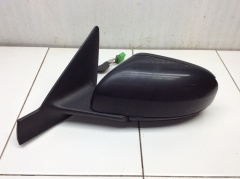 Зеркало левое наружное боковое с дефектом черное 