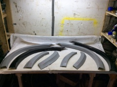 Комплект расширители бампера и арок крыльев Мерседес-Бенц Х164 ГЛ-класс 164 кузов 2006-2012 A1648845322