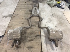 Средняя и задняя часть глушителя 