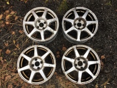 Диски литые R15 4x100 6J ET43 dia 54.1 4 штуки комплект 