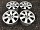 Диски 4шт Jaguar S-Type R17 5x108 7J ET52.2 Диски колесные Разболтовка 5x108 