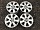 Диски 4шт Jaguar S-Type R17 5x108 7J ET52.2 Диски колесные Разболтовка 5x108 